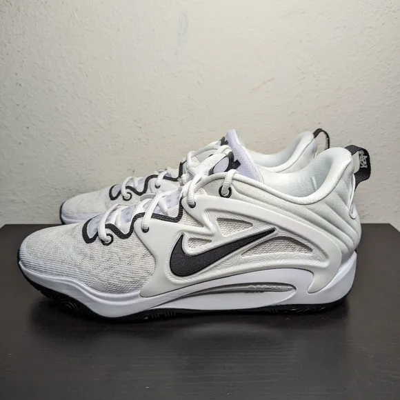 Nike KD 15 TB Promo White Black Basketball Shoes DX6648-100 Men’s Size 12.5