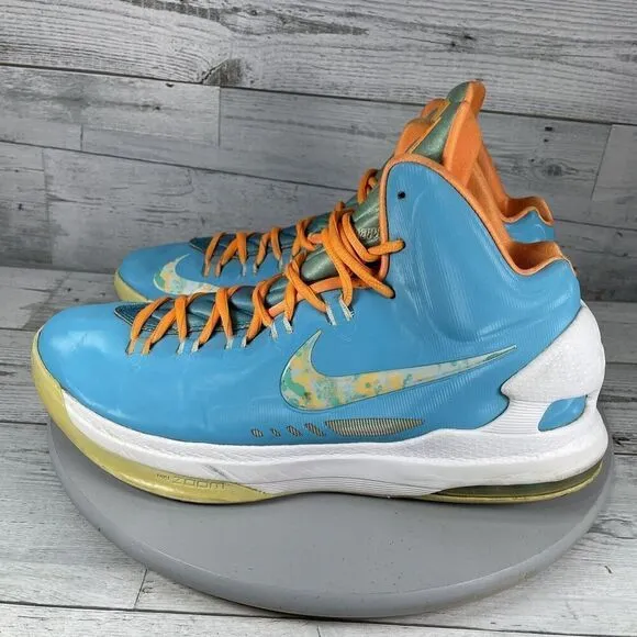 Nike Kd 5 Easter Men’s Basketball Shoes Size 11 554988-402. No Insoles