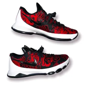 Nike KD 8 EXT men size 10.5 Red Roses Basketball Sneakers 806393-004 zoom