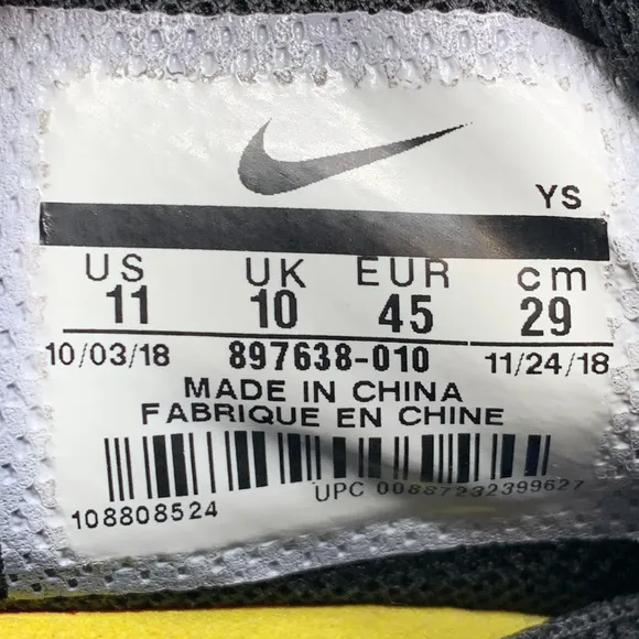 Nike KD Trey 5 V Basketball Shoes 897638-010 Men’s Sz 11