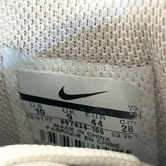 Nike KD Trey 5 V White Pure Platinum size 10 MEN’S BASKETBALL SHOES