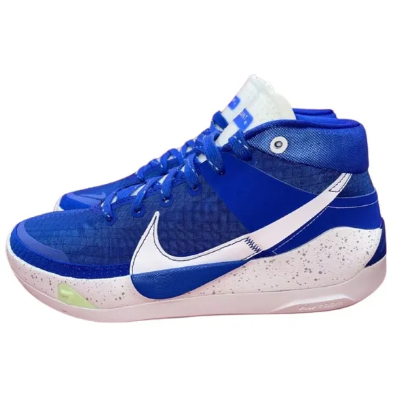 Nike KD13 TB GAME ROYAL/WHITE Men’s 18 Basketball Shoes CK6017-401