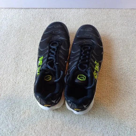 NIKE Kids Air Max Plus I GS Black‎ Volt  DM3264-001 Size 6.5Y