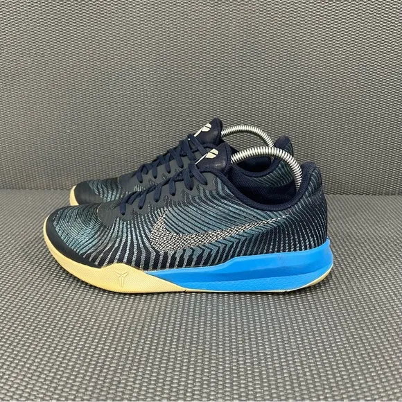 Nike Kobe KB Mentality 2 Midnight Navy Platinum Photo Blue‎ Men’s Shoes Size 8