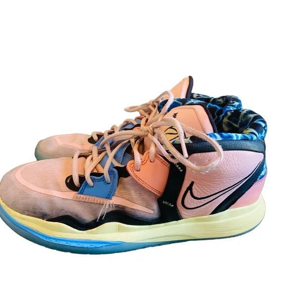 Nike Kyrie Infinity 8 -Valentine’s Day Pink / Multicolor Blue Shoes 12