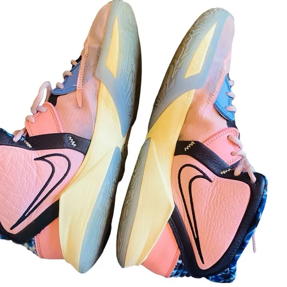 Nike Kyrie Infinity 8 -Valentine’s Day Pink / Multicolor Blue Shoes 12