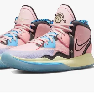 Nike Kyrie Infinity 8 -Valentine’s Day Pink / Multicolor Blue Shoes 12