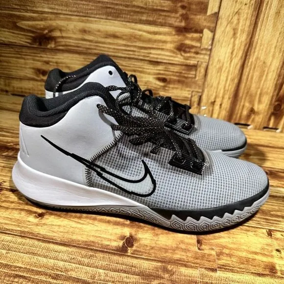 Nike Kyrie Flytrap 4 Wolf Grey White Black Shoes Men’s Size 14 CT1972-002