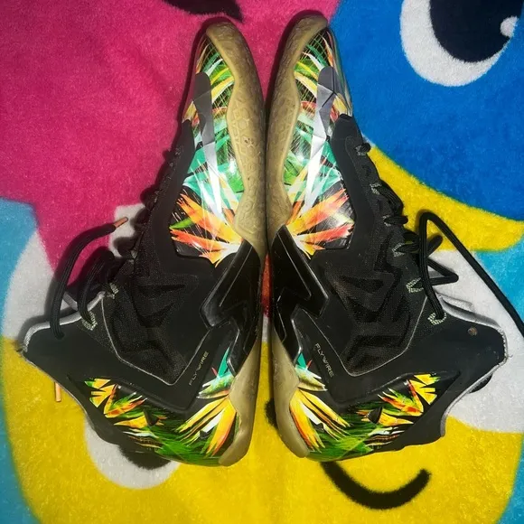 Nike LeBron 11 ‘Everglades’ 2014 Men’s 9 Sneakers 616175-006 Basketball Shoes​