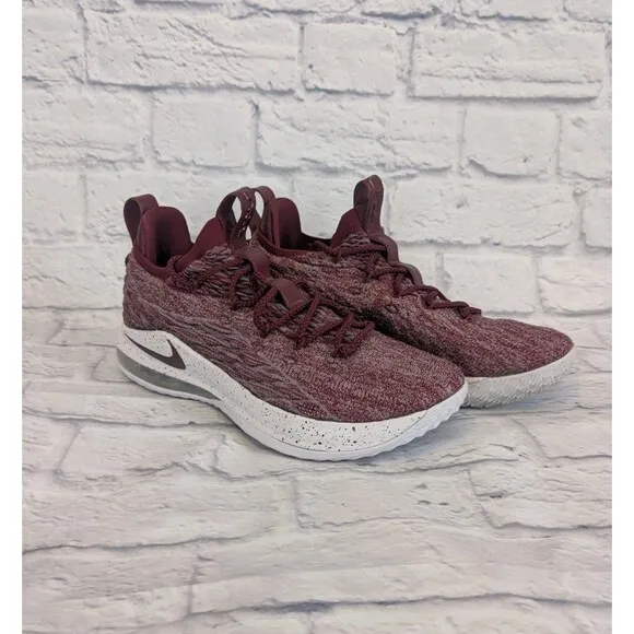 Nike LeBron 15 Low ‘Ashes’ Red US Men’s Size 8.5  AO1755-200  2018