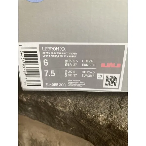 Nike LeBron 20 'Stocking Stuffer' Basketball Shoes Mens Size 6 Women’s 7.5 New