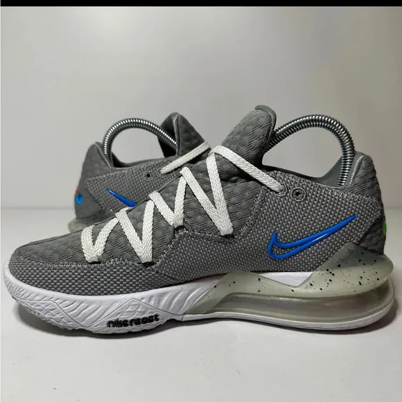 Nike LeBron James 17 XXVII Shoes Low “Particle Gray” (CD5007-004) Men’s Size 7