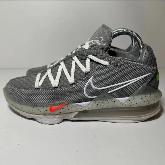Nike LeBron James 17 XXVII Shoes Low “Particle Gray” (CD5007-004) Men’s Size 7