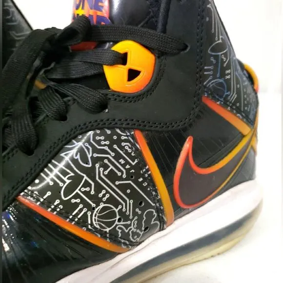 Nike Lebron VIII QS &quot;Space Jam A New Legacy&quot; Men's Shoes Black-White-Multi-color