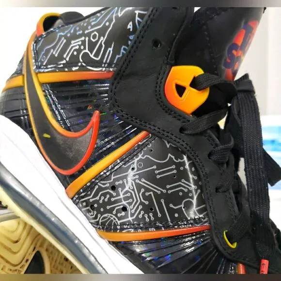 Nike Lebron VIII QS &quot;Space Jam A New Legacy&quot; Men's Shoes Black-White-Multi-color