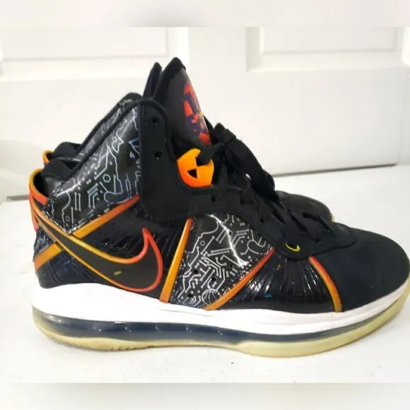 Nike Lebron VIII QS &quot;Space Jam A New Legacy&quot; Men's Shoes Black-White-Multi-color