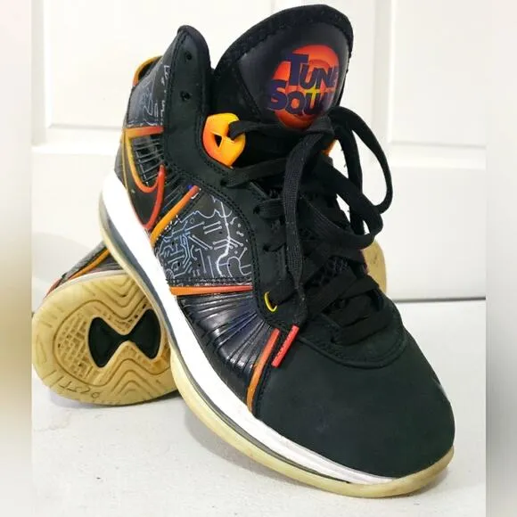 Nike Lebron VIII QS &quot;Space Jam A New Legacy&quot; Men's Shoes Black-White-Multi-color