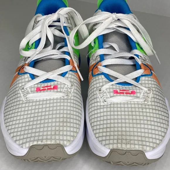 Nike LeBron Witness 7 Grey Fog Hyper Pink DM1123-003 Men’s Sz 7.5 Basketball