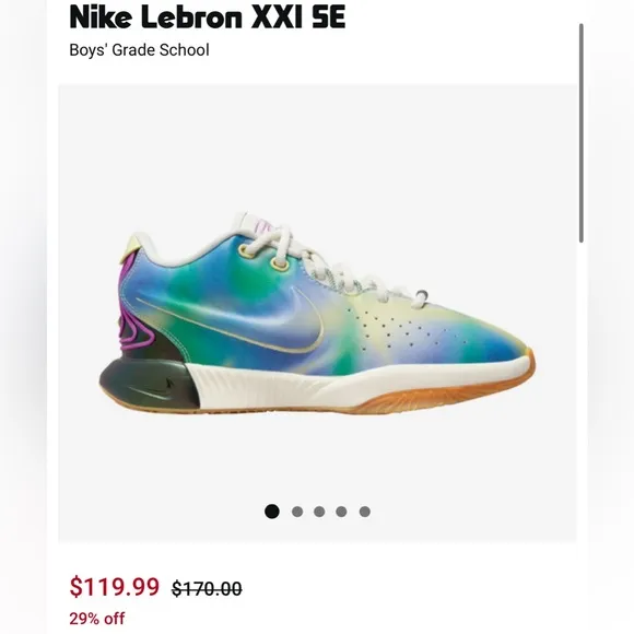 Nike LeBron XXI SE Kids' Basketball Sneakers - Multicolor