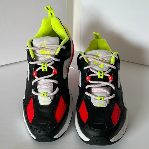 Nike M2K Tekno C12969 003 Crimson Volt Silver Black White Men’s 9 Sneakers