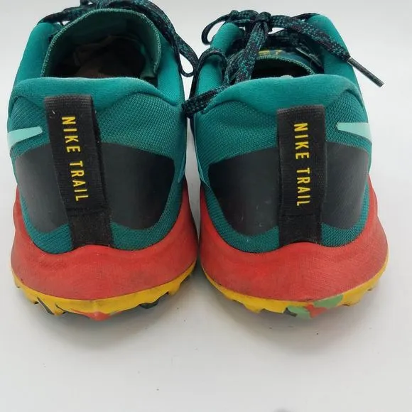 Nike Men's 9 Air Zoom Terra Kiger 5 Geode Orange Trail Running Shoes AQ2219-302