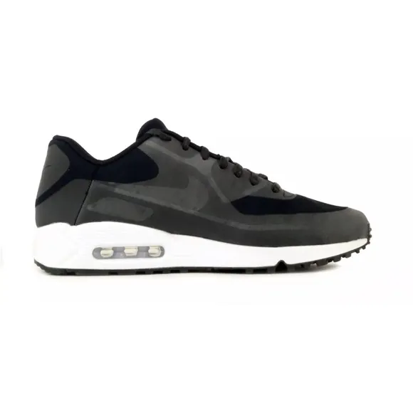 Nike Men's Air Max 90 Trainers NS GPX Big Logo Sneakers Shoes - Black &amp; Blue