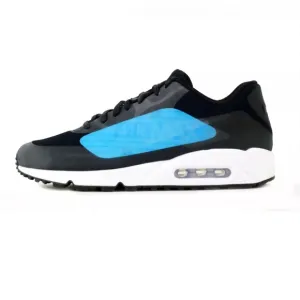 Nike Men's Air Max 90 Trainers NS GPX Big Logo Sneakers Shoes - Black &amp; Blue