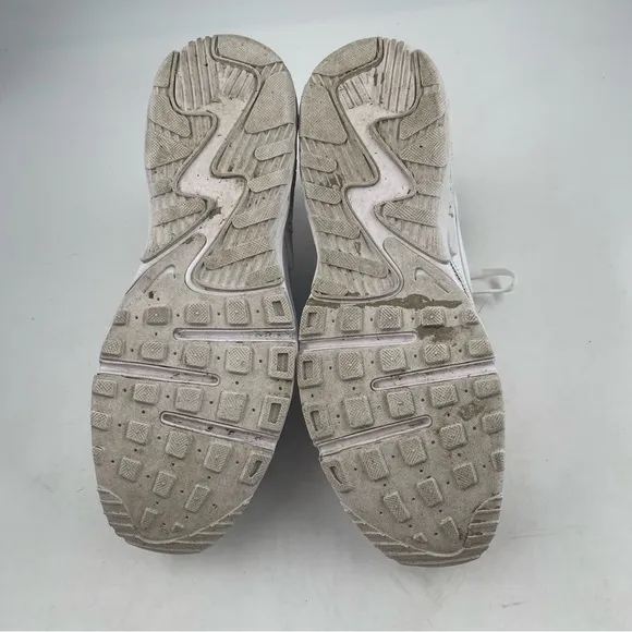 Nike Men’s Air Max Excee Triple White Leather Athletic Shoes Sneakers - Size 12