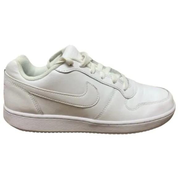 Nike Men’s Ebernon Triple White Tennis Shoes