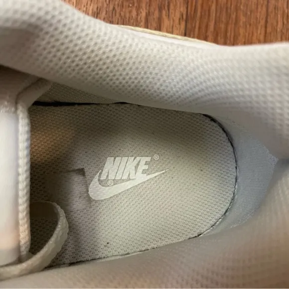 Nike Men’s Ebernon Triple White Tennis Shoes