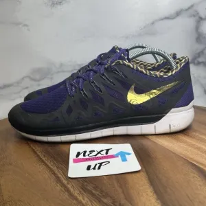 Nike Men’s Free 5.0 Doernbecher 24 Laps Purple Gold RARE 🔥 Running Shoes size 8