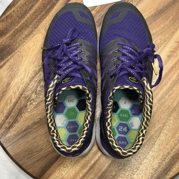 Nike Men’s Free 5.0 Doernbecher 24 Laps Purple Gold RARE 🔥 Running Shoes size 8