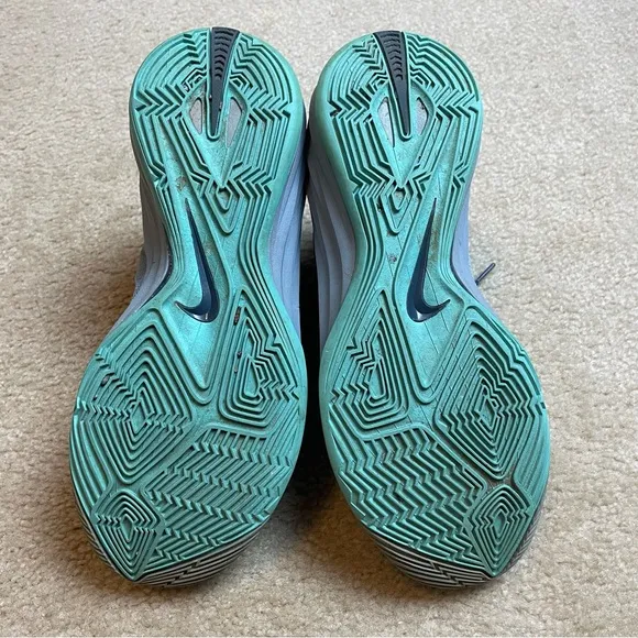 NIKE Men’s Hyperdunk 2014 Basketball Shoes Gray Turquoise