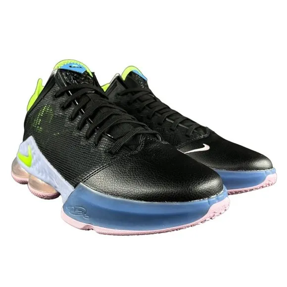 Nike Men’s LeBron 19 XIX Low Black Green Basketball Shoes DO9829-001 Sizes 11-12