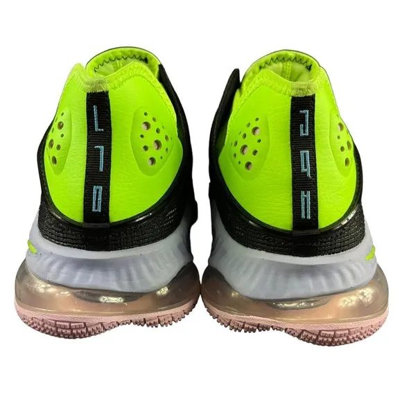 Nike Men’s LeBron 19 XIX Low Black Green Basketball Shoes DO9829-001 Sizes 11-12