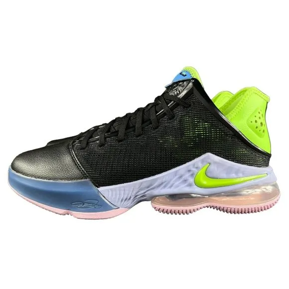 Nike Men’s LeBron 19 XIX Low Black Green Basketball Shoes DO9829-001 Sizes 11-12