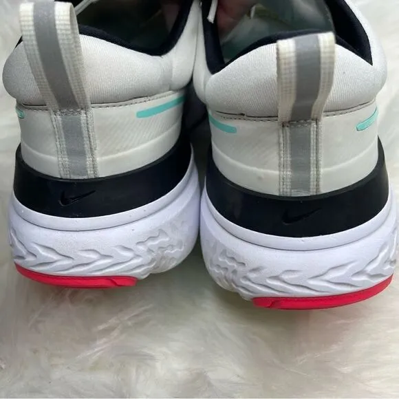 Nike Men’s React Miler 2 Platinum Tint Dynamic Turquoise Shoes