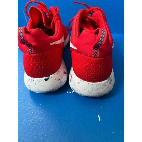 Nike Men’s Roshe Run Marble Pack Red Athletic Shoes Sneakers 669985-600 Size 12