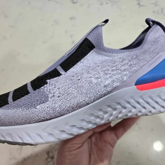 Nike Men’s SZ.10 Epic Phantom React Flyknit JDI &quot;Indigo React&quot; Running New