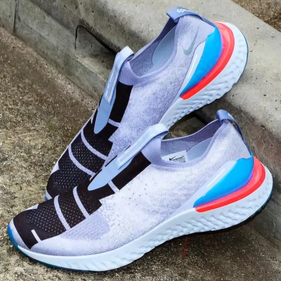 Nike Men’s SZ.10 Epic Phantom React Flyknit JDI &quot;Indigo React&quot; Running New