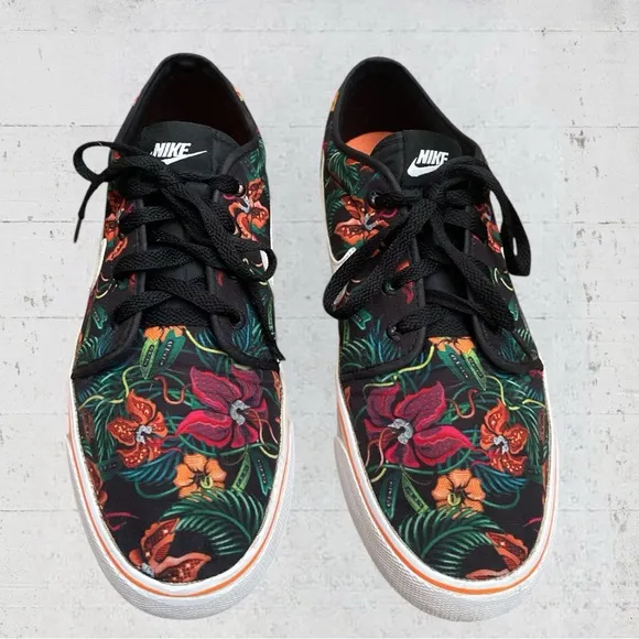 Nike Men’s Toki Print Hawaiian Floral Shoes Size 11.5 Style 631697-810