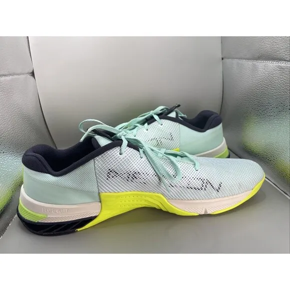 Nike Metcon 8 Mens 15 Green Mint Foam Volt DO9328-300 Athletic Training Running
