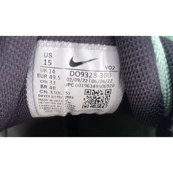 Nike Metcon 8 Mens 15 Green Mint Foam Volt DO9328-300 Athletic Training Running