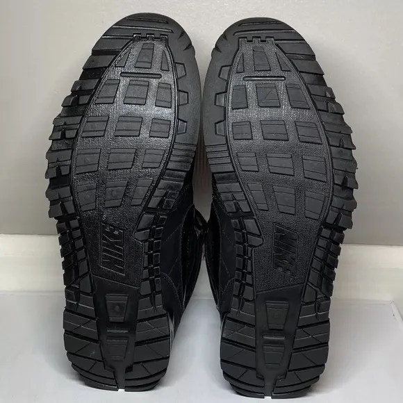 Nike Mogan Mid 2 OMS Triple Black Shoes Men’s 8 HiTop Rare Sneakers 535836-001