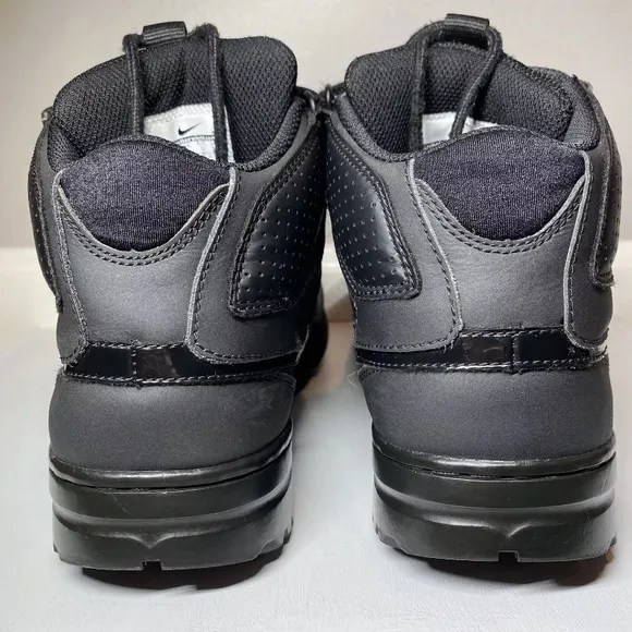 Nike Mogan Mid 2 OMS Triple Black Shoes Men’s 8 HiTop Rare Sneakers 535836-001