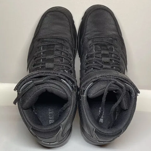 Nike Mogan Mid 2 OMS Triple Black Shoes Men’s 8 HiTop Rare Sneakers 535836-001