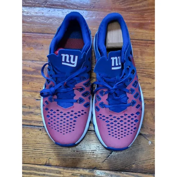 Nike New York Giants Speed Train 4 AMP Limited Edition Shoes 848587-610 Sz 11.5