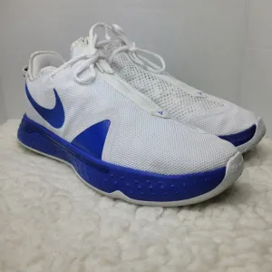 Nike PG 4 TB Promo White Royal Blue Paul George Men’s 15 Basketball Shoes CW4134