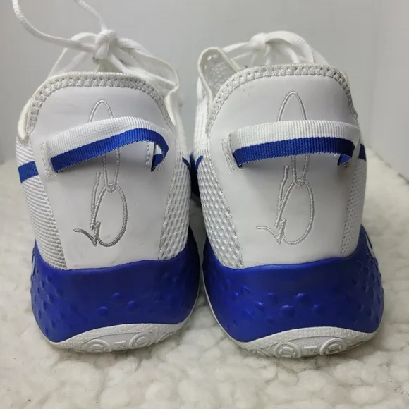Nike PG 4 TB Promo White Royal Blue Paul George Men’s 15 Basketball Shoes CW4134