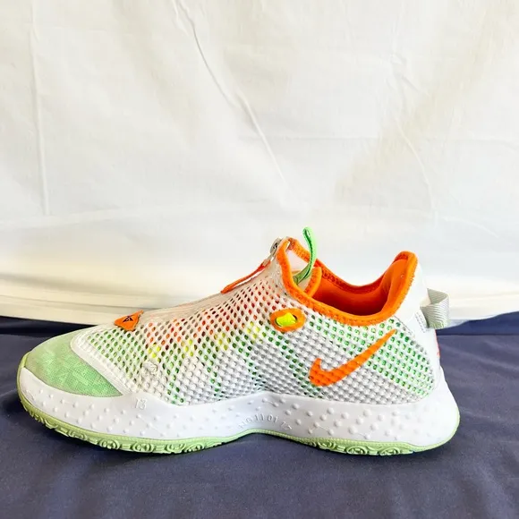 Nike PG 4 White Gatorade size 9.5 MEN’S BASKETBALL SHOES